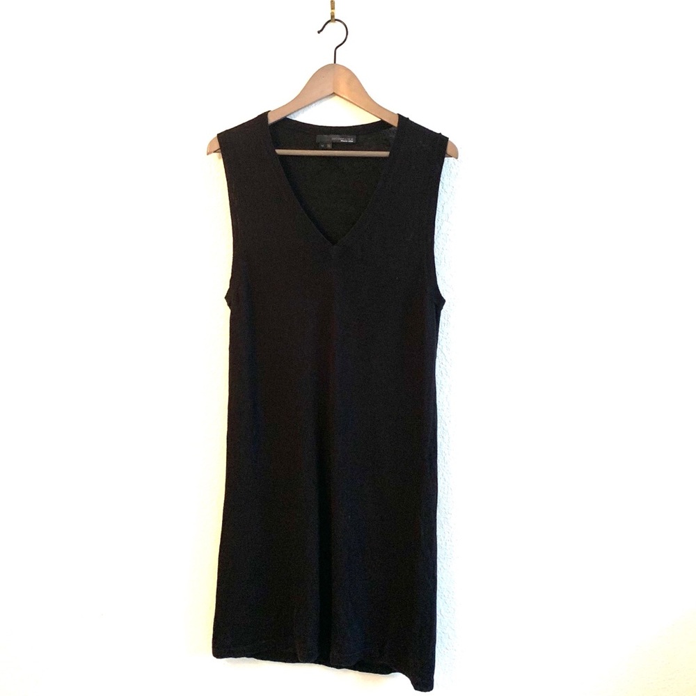360 Sweater Linen Sweater Dress V-Neck Sleeveless